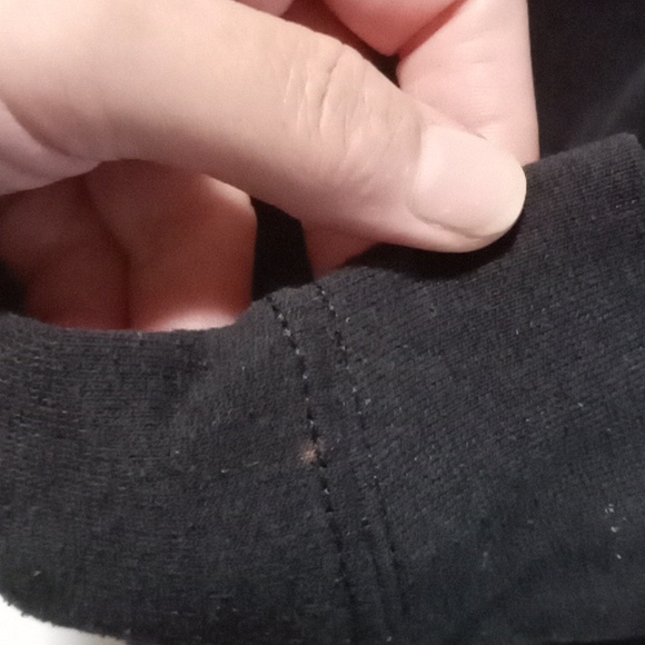 Black Hoodie with Graphic Hit on Back. - Picture 9 of 12